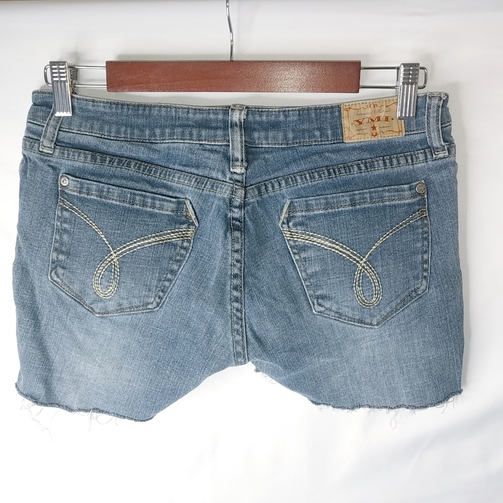 YMI 9J 30x4 Dark Wash Short Shorts Juniors
